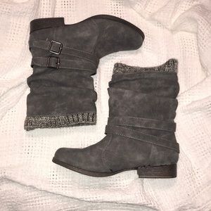 Gray JustFab boots